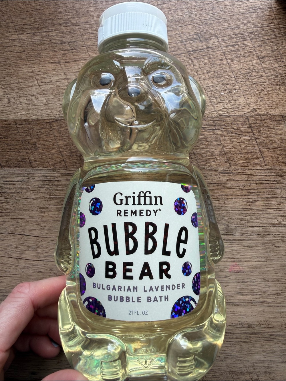 Bubble Bear Bulgarian Lavender Bubble Bath - Clear